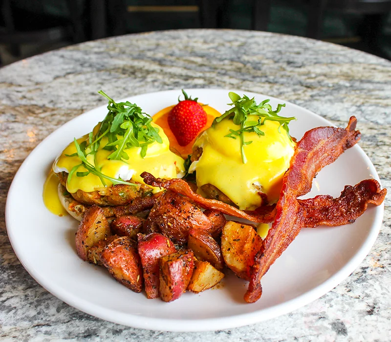 Crab cake Eggs Benedict