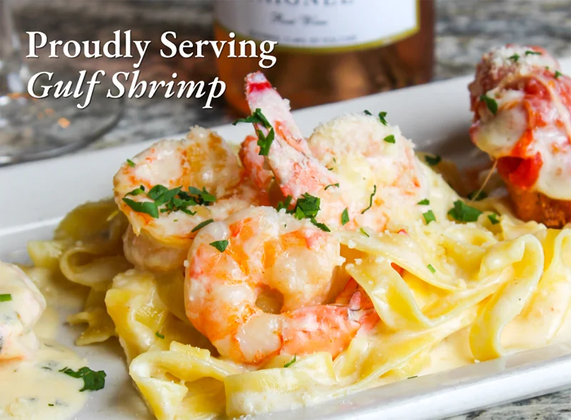 Proudly Serving Gulf Shrimp