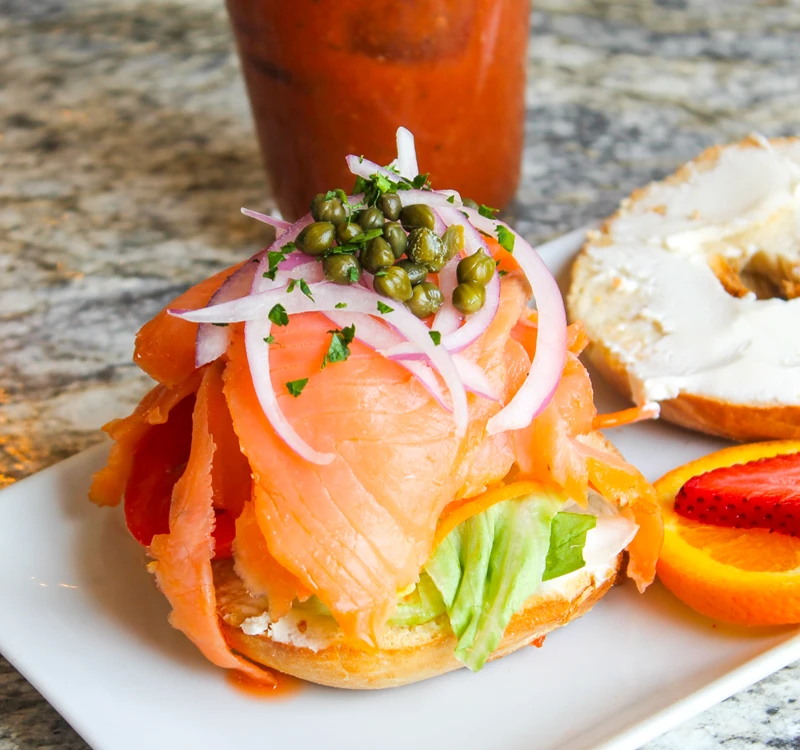 Smoked Salmon Bagel